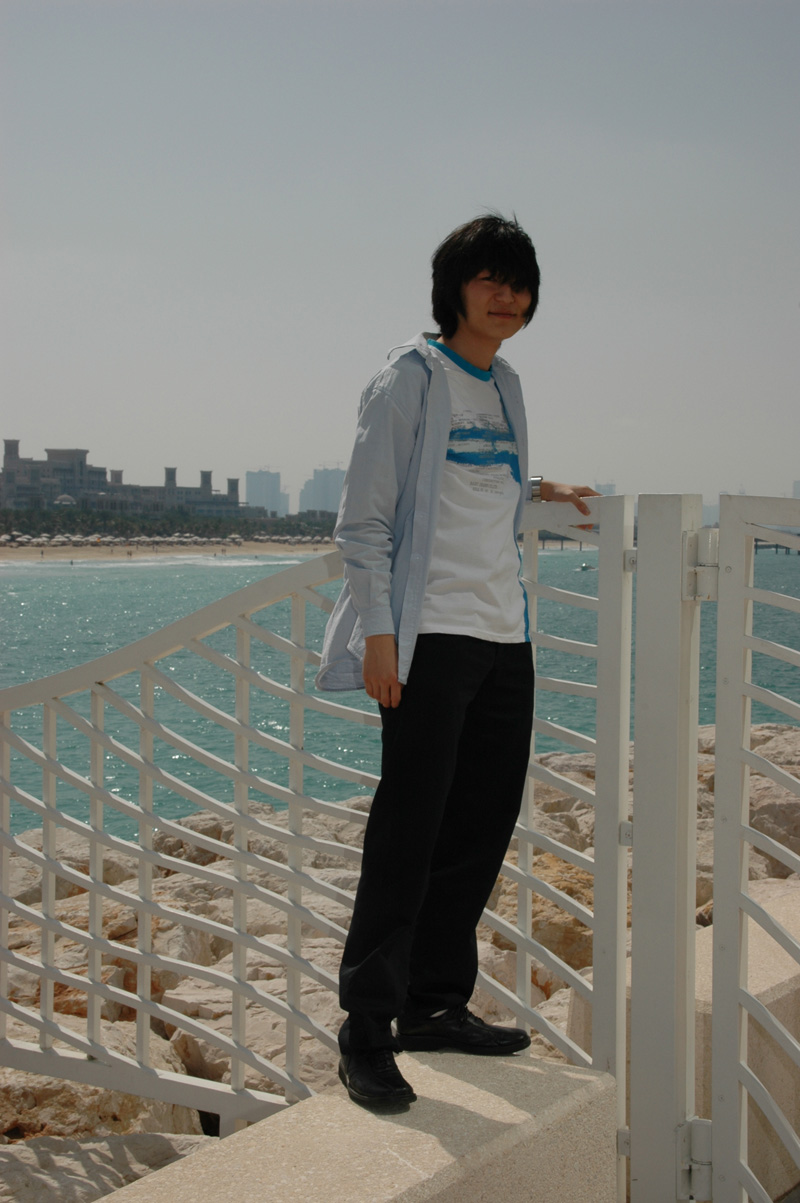 in front of burj al arab